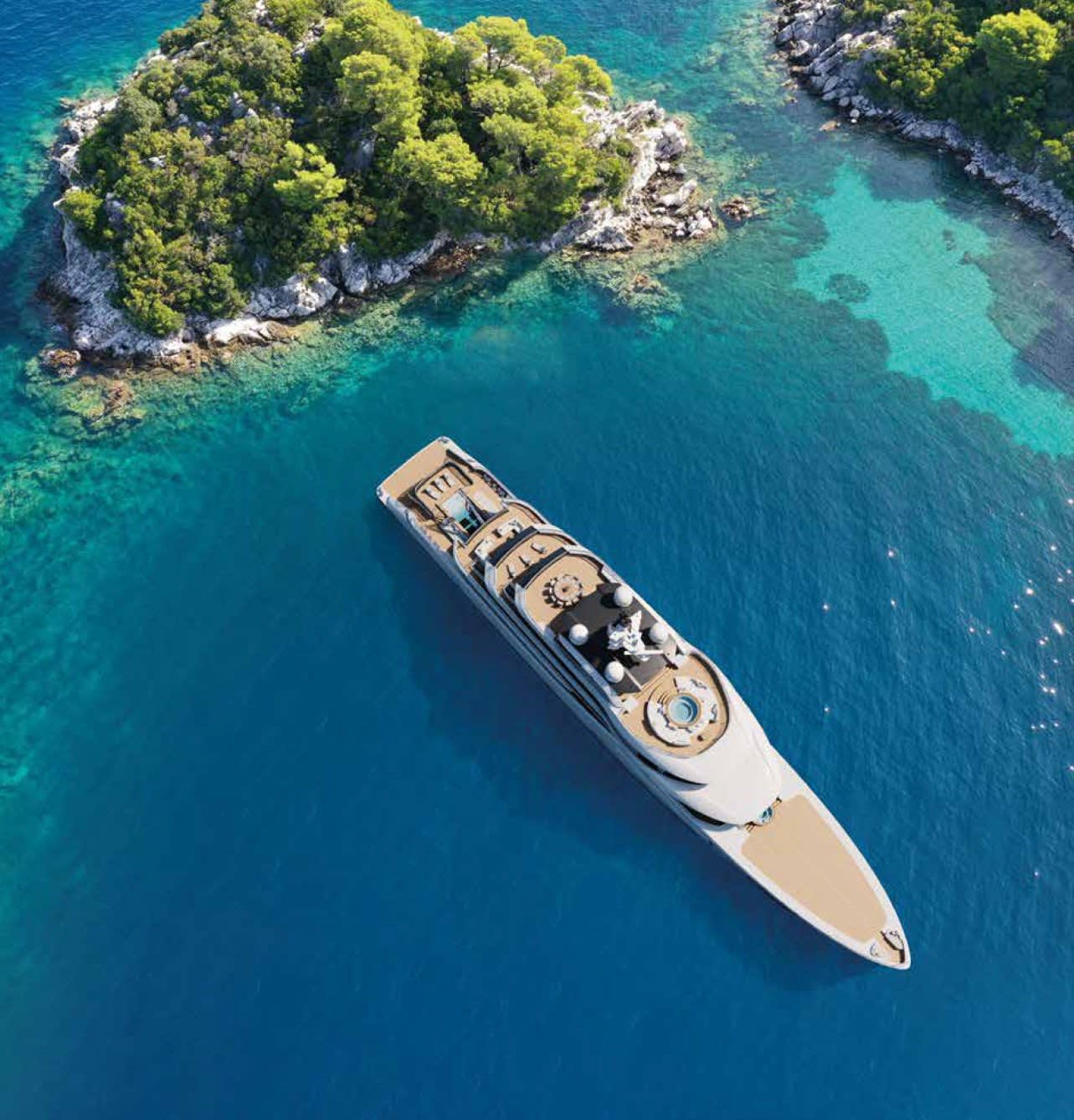 yachts with swimming pools for sale